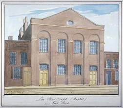 Lion Street Baptist Chapel, off New Kent Road, Southwark, London, 1826. Artist: G Yates