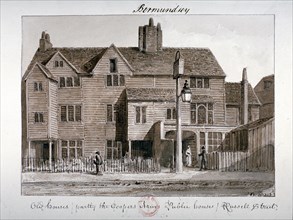 Coopers' Arms inn, Tanner Street, Bermondsey, London, 1828. Artist: John Chessell Buckler