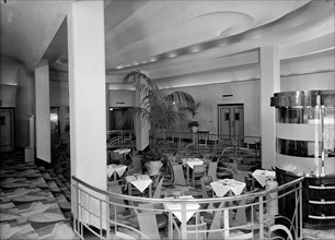 Sunken tea room in the Odeon, Rayners Lane, London, after 1936