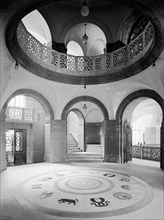 A circular landing in India House, Aldwych, Westminster, London