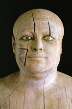 Wooden statue of Ka-Aper, Cairo Museum, Egypt. Artist: Tony Evans