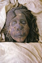 Mummy of Nodjmet, Cairo Museum, Egypt. Artist: Tony Evans