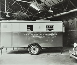 Mobile dental unit, 1947. Artist: Unknown.