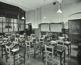 Typewriting room, Balham and Tooting Commercial Institute, London, 1931. Artist: Unknown.