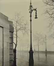 Kerle electric streetlamp, Victoria Embankment, London, 1928. Artist: Unknown.