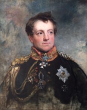 Portrait of Field Marshal August Neidhart, Count of Gneisenau, Prussian soldier, 1818
