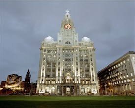 The Royal Liver Building, Liverpool, Merseyside, c2000s