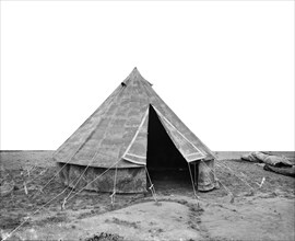 Conical canvas tent, Waring & Gllow factory, White City, London, August 1916