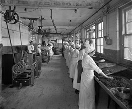Food production, J Lyons & Co Ltd, Cadby Hall food factory, Hammersmith Road, London, October 1918
