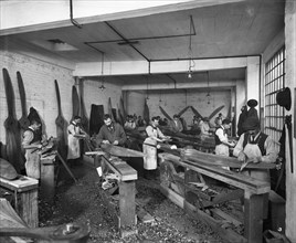 Dove Brothers propeller works, Cloudesley Place, Islington, London, January 1918