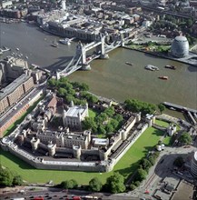 Tower of London, Tower Bridge and City Hall, London, 2000s