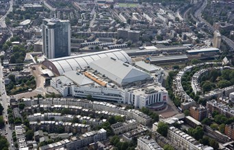 Aerial view of Earls Court Exhibition Centre, London, 2006