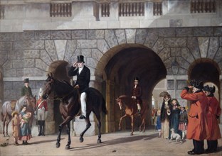His Last Return from Duty', 1853