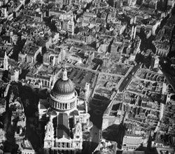 St Paul's Cathedral, London, October 1947