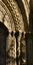 Detail of processional doorway from the cloister to the nave, Lilleshall Abbey, Shropshire, 2000
