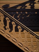 Detail of the stairs of the Swiss cottage, Osborne House, East Cowes, Isle of Wight, 2007