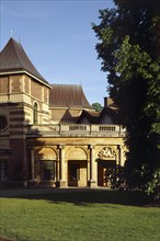 View of the main entrance, Eltham Palace, Greenwich, London