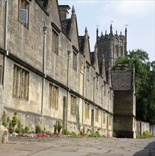 Almshouses, Chipping Campden, Cotswolds, Gloucestershire