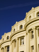 Exterior detail of a house, Brunswick Square, Hove, Brighton, East Sussex, 2007