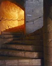 North staircase of the keep of Dover Castle, Kent