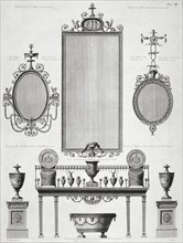 Furniture designs for Kenwood House, Hampstead, London, late 18th century
