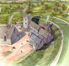 Ludgershall Castle, late 14th century, (c1990-2010) Artist