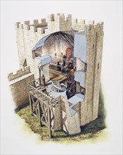 Peveril Castle, 12th century, (c1990-2010) Artist