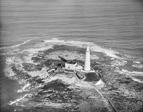 St Mary's Lighthouse, St Mary's Island, North Tyneside, 1927