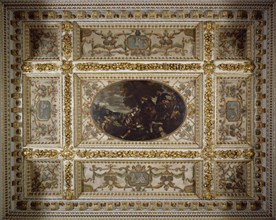 Defence of Scutari, Gallery ceiling, Chiswick House, c1990-2010
