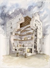 Norham Castle, mid 15th century, (1990-2010) Artist
