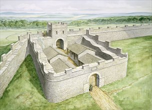 Hadrians Wall Cawfields Milecastle, c2nd century, (1990-2010)