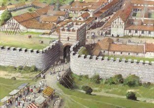 Silchester Roman City Walls, 3rd century, (1990-2010)