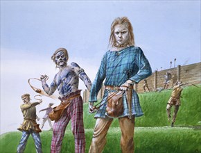 Iron Age tribesmen, c5th century BC, (c1990-2010)