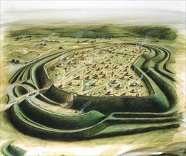 Maiden Castle, c5th century BC, (c1990-2010)