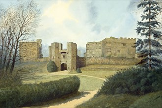 Berry Pomeroy Castle, 15th century, (c1990-2010)