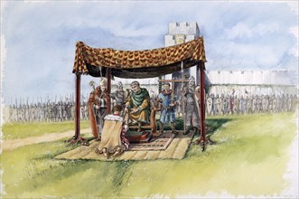 William the Conqueror at Old Sarum, 1086, (c1990-2010)