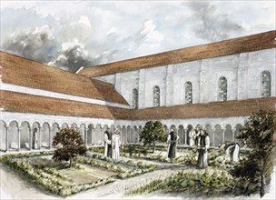 Rievaulx Abbey, mid 13th century, (c1990-2010)