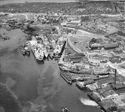 Middle Docks & Engineering Co Ltd Ship Repair Yard, Middle Docks, South Shields, Tyneside, 1947