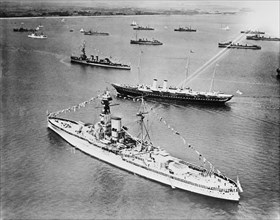 Warships at the Spithead Review, 1924