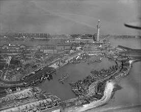 The Dock Tower, Royal and No 1 Fish Docks, Grimsby, North East Lincolnshire, 1925