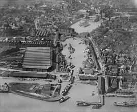 The Humber and Prince's Docks and environs, Kingston upon Hull, Humberside, 1925