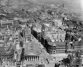 The Town Hall and municipal buildings at Victoria Square, Birmingham, 1928