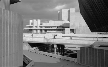 Royal National Theatre, Upper Ground, South Bank, Lambeth, London, 1976-1980