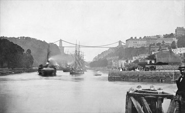 Clifton Suspension Bridge, Bristol, 1864