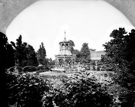 The bandstand, Cremorne Gardens, Kensington, London, 1870-1877