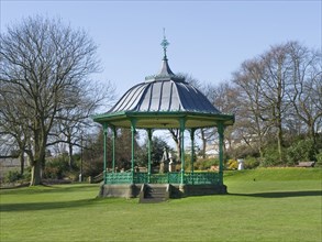 Bandstand in People's Park, Halifax, West Yorkshire, 2010