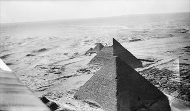 Pyramids of Giza, Egypt, 1931