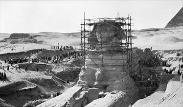 Great Sphinx of Giza, Egypt, 1931