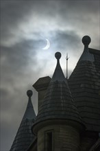 Peckover Street, Little Germany, Bradford, West Yorkshire, during a solar eclipse, 2015