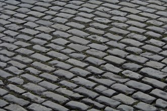 Cobbled street surface, Castlefield area, Manchester, c2009